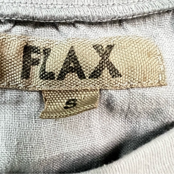 FLAX Tunic Linen Short Dress - Picture 2 of 8